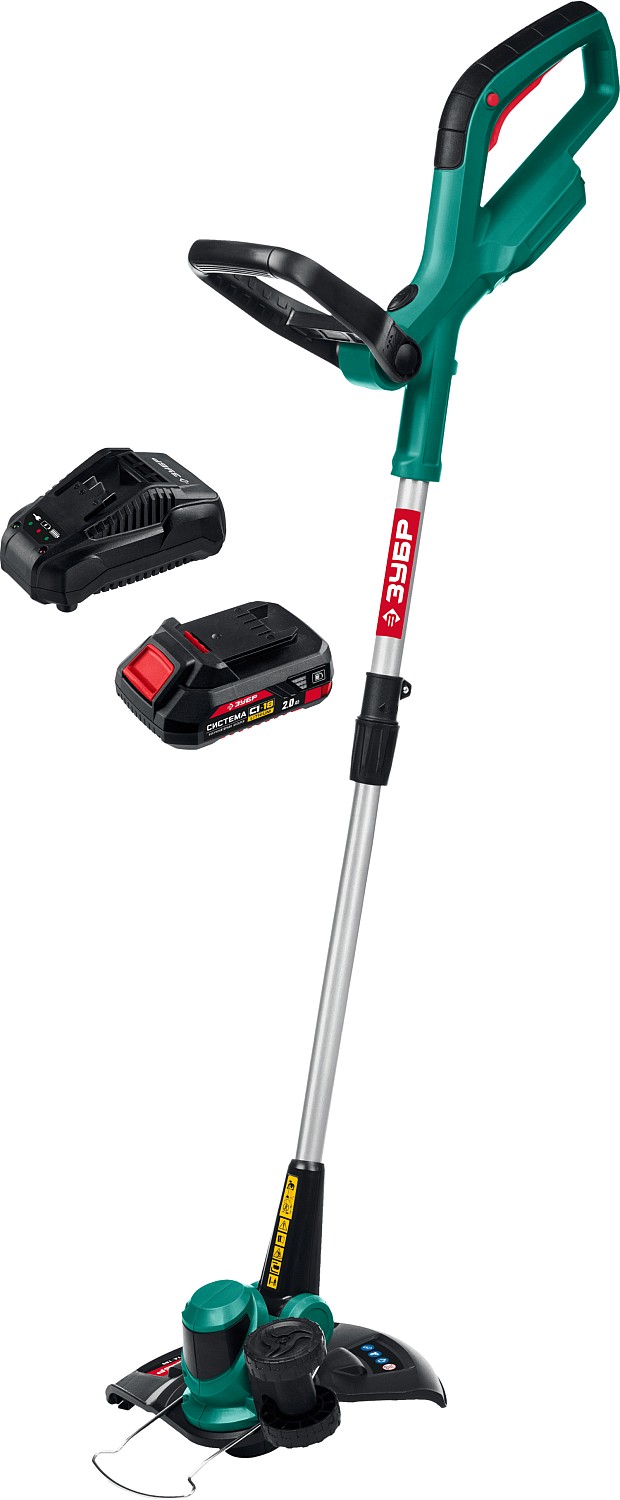 Триммер аккумуляторный 18В, 1 АКБ (2Ач)