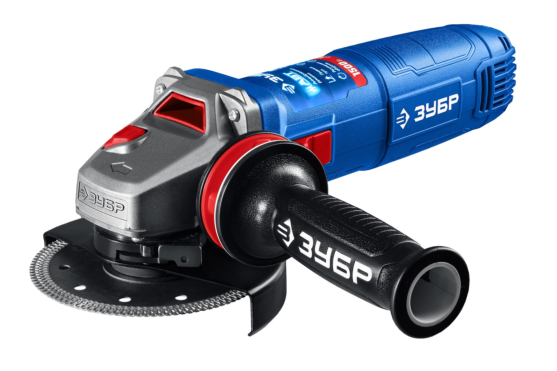 Угловая шлифовальная машина 125 мм, 1500 Вт, регулировка оборотов, фланец, МИГ, Профессионал