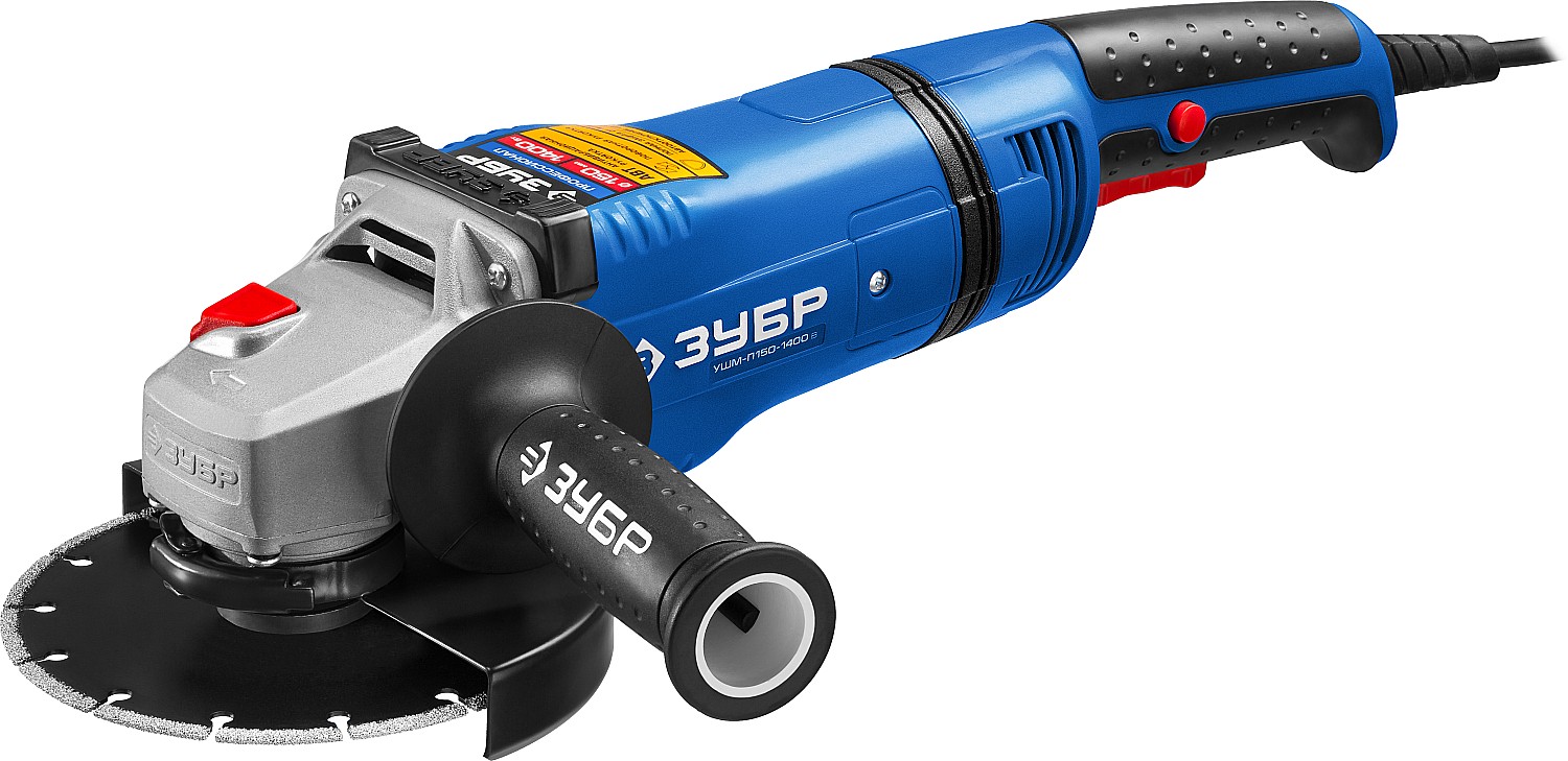 Угловая шлифовальная машина 150 мм, 1400 Вт, серия Профессионал
