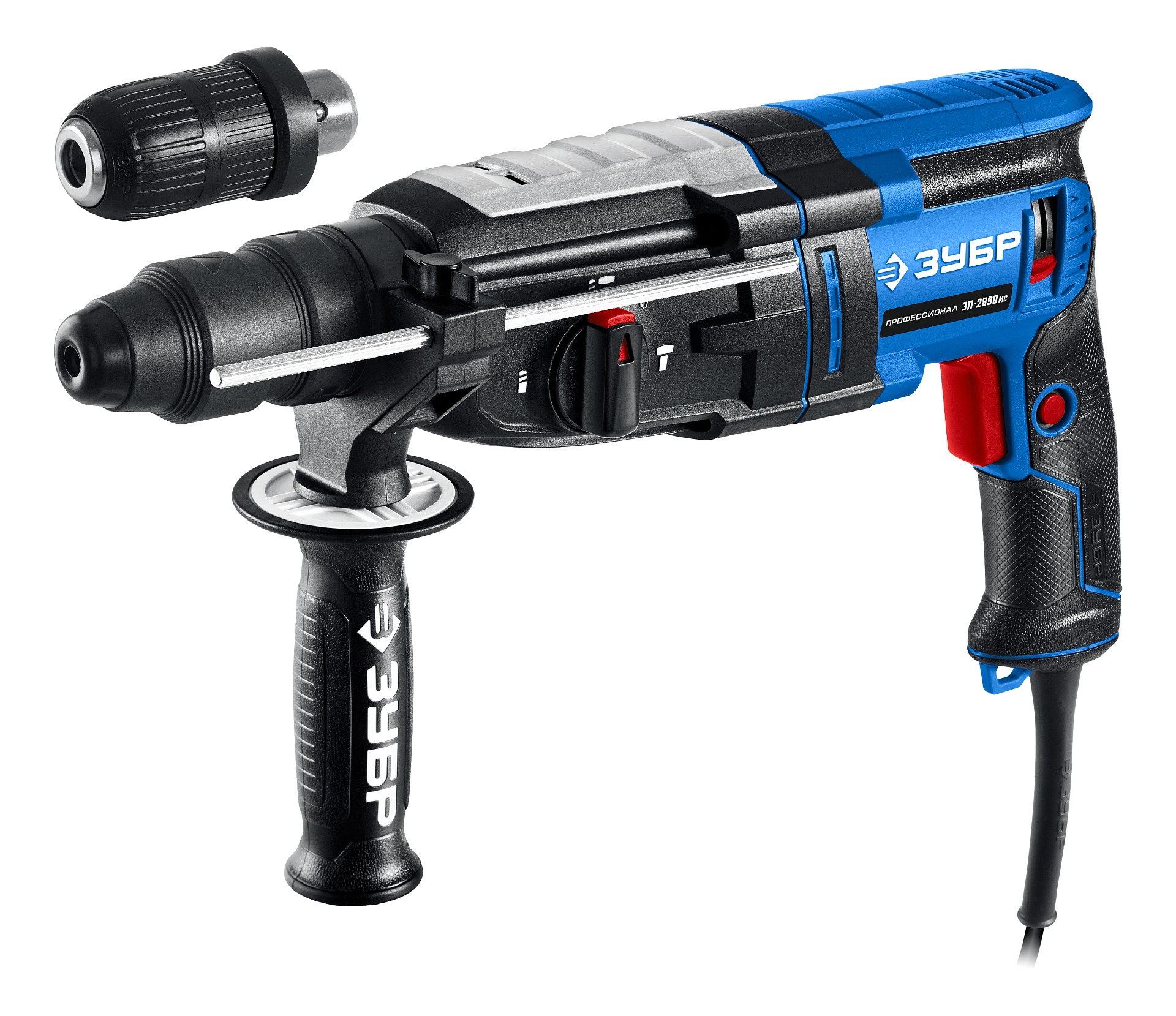 Перфоратор SDS Plus + БЗП, металлический корпус, 28 мм, 900 Вт, серия Профессионал