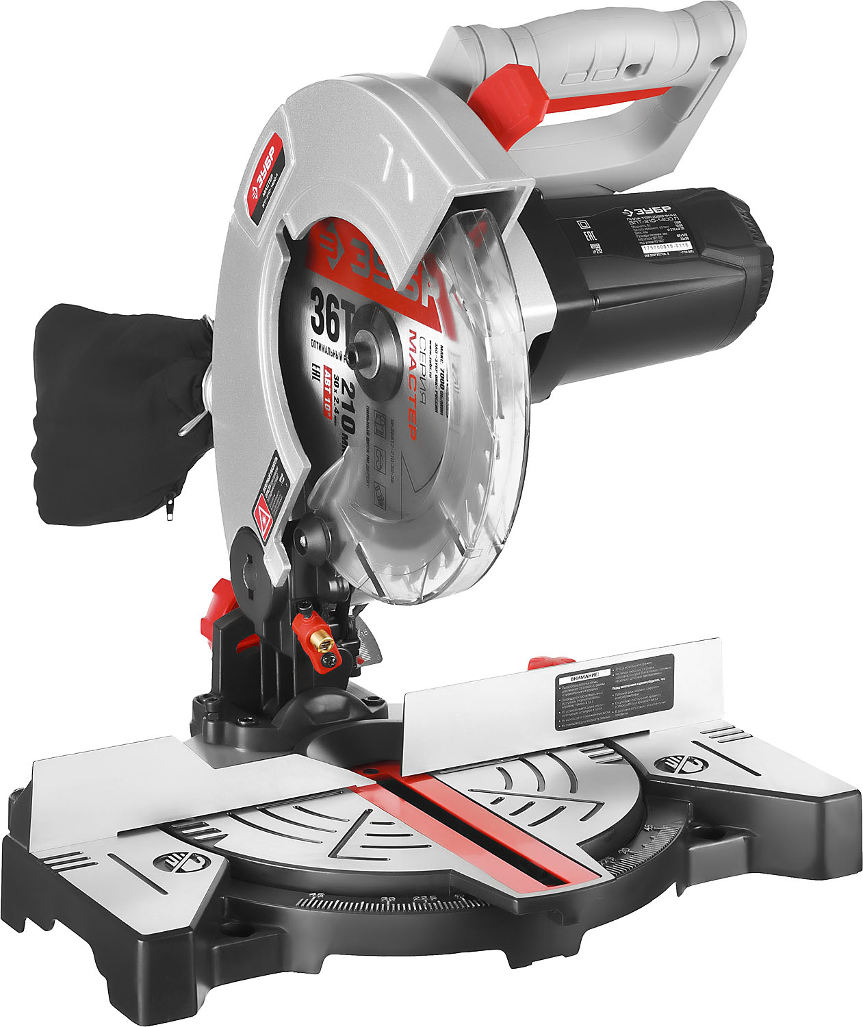 Пила торцовочная, d 210x30 мм, 1300 Вт