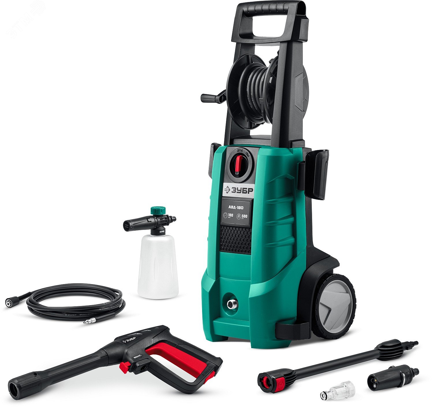 Изображение товара Мойка высокого давления 180 Атм, 2300 Вт ЗУБР АВД-180