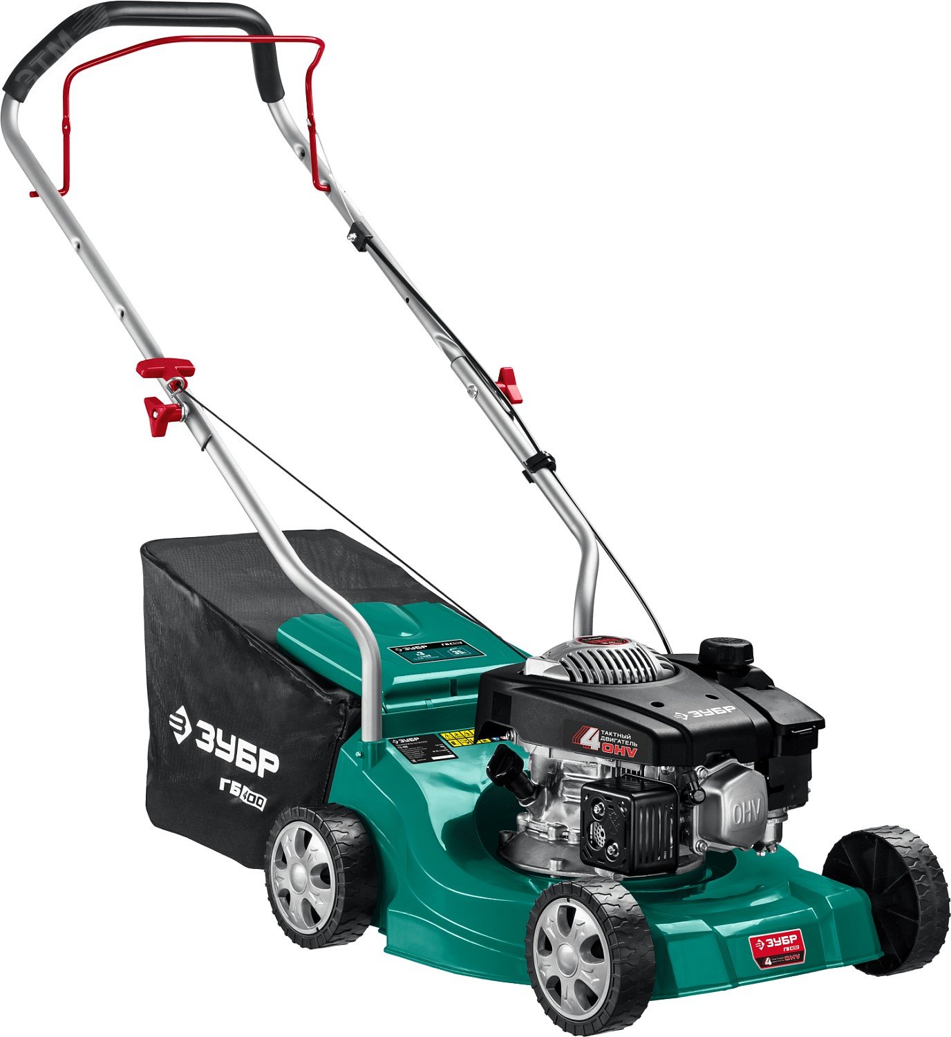 Изображение товара Газонокосилка бензиновая 400 мм 3.5 лс с травосборником