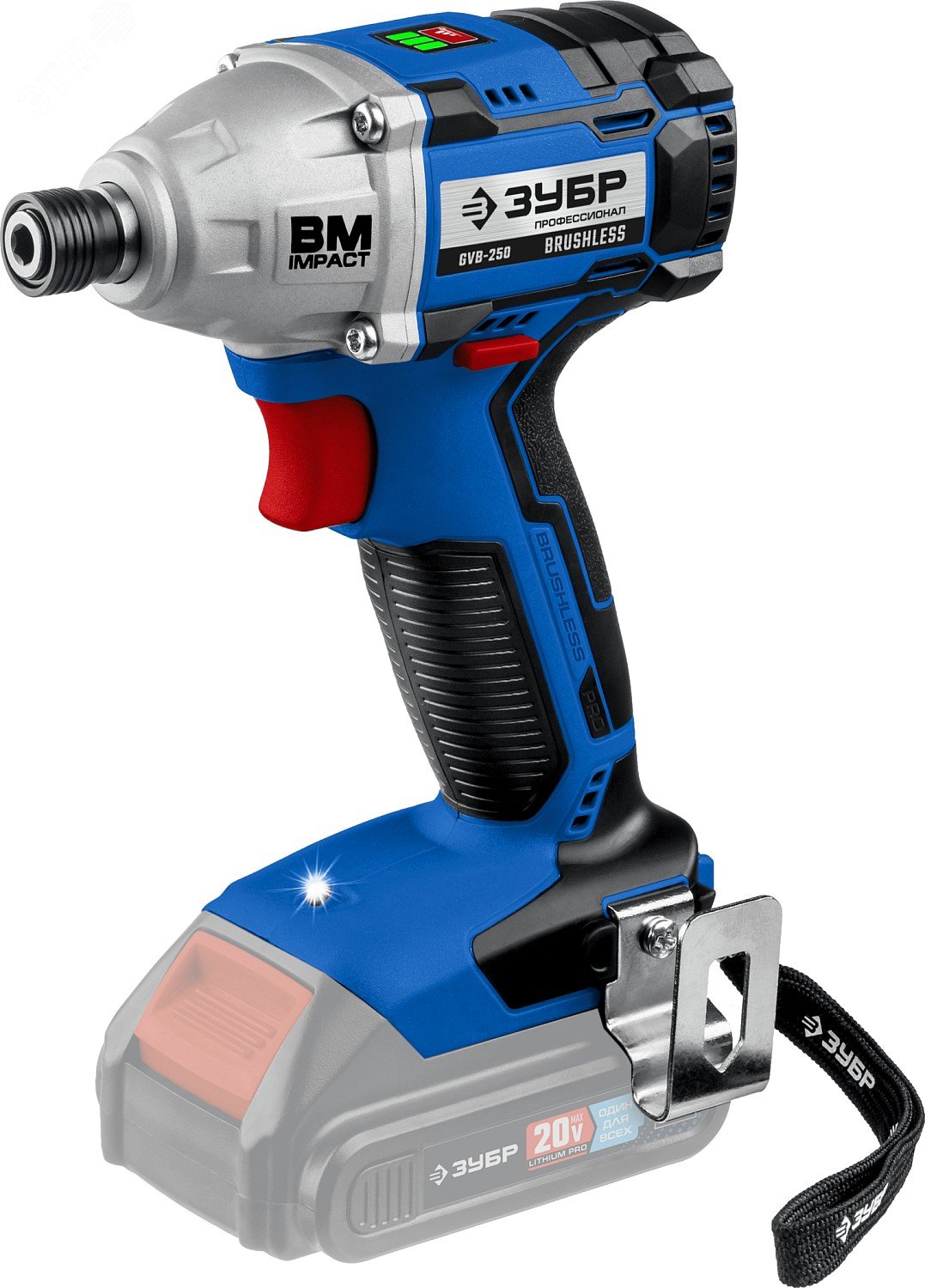 Изображение товара Бесщеточный винтоверт 20В ЗУБР без АКБ в коробке профессиональный