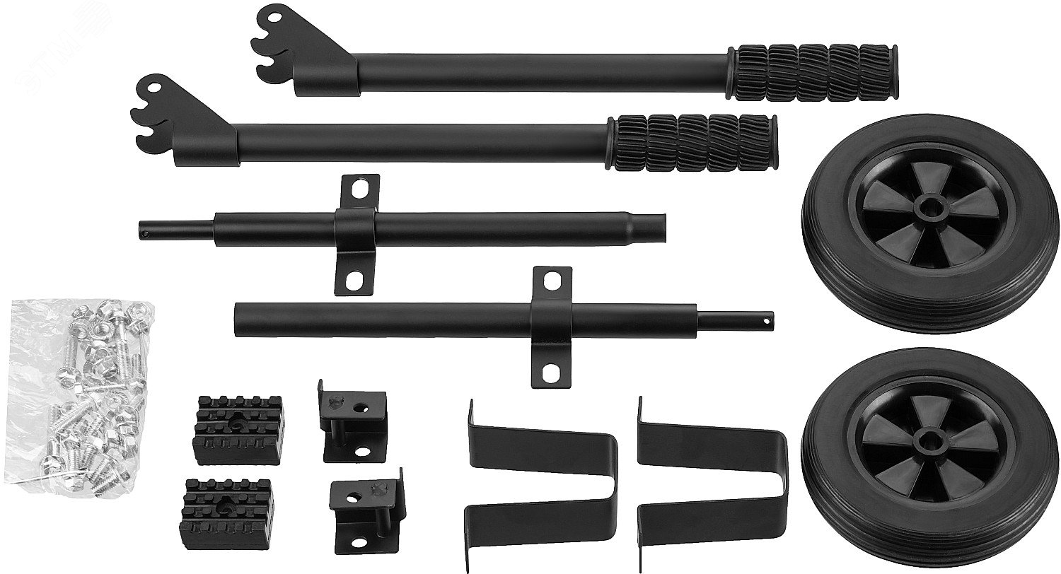 Изображение товара Набор колес + рукоятка № 2, для генераторов мощностью свыше 4000 Вт (набор)
