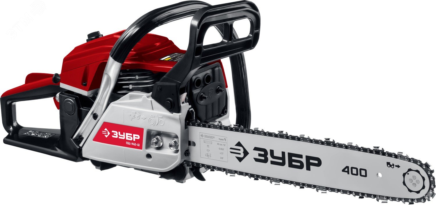 Изображение товара Бензопила ЗУБР 40 см3, 2 лс с тормозом мгновенного действия