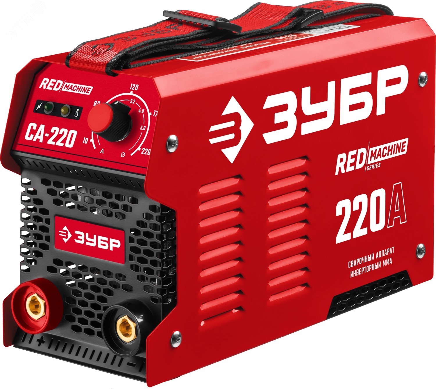 Изображение товара Сварочный инвертор MMA ЗУБР 220 А с функциями защиты и высокой надежностью