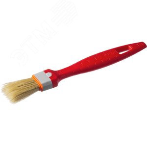Кисть плоская ''УНИВЕРСАЛ-СТАНДАРТ'', натуральная щетина, пластмассовая ручка, 1''/25мм - фото 1
