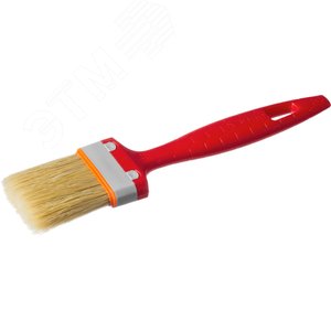 Кисть плоская ''УНИВЕРСАЛ-СТАНДАРТ'', натуральная щетина, пластмассовая ручка, 2''/50мм - фото 1