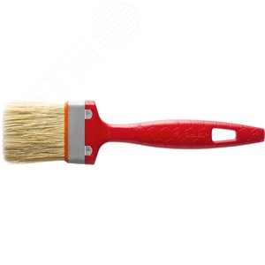 Кисть плоская ''УНИВЕРСАЛ-СТАНДАРТ'', натуральная щетина, пластмассовая ручка, 2''/50мм - фото 2