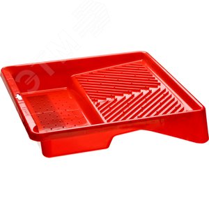 Ванночка малярная пластмассовая, для валиков до 270 мм, 360х360мм, 1,3л - фото 1