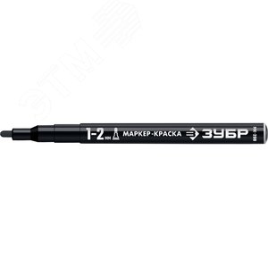 Изображение товара Маркер-краска Профессионал МК-200 круглый наконечник 1-2 мм черный (шт)