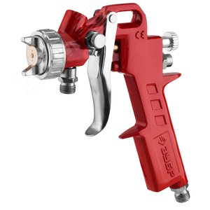 Краскопульт пневматический MS 200N с нижним бачком 1.3мм - фото 2