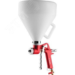 Пистолет картушный для штукатурки MKP 600 с верхним бачком, 4, 6, 8мм - фото 2