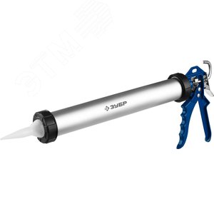 Изображение товара Пистолет универсальный закрытый для герметика 600 мл, алюминиевый корпус, Профессионал (шт)