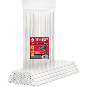 Стержни прозрачные универсальные клеевые, d 11 мм х 200 мм (11-12 мм) 34 шт. 1 кг - фото 1