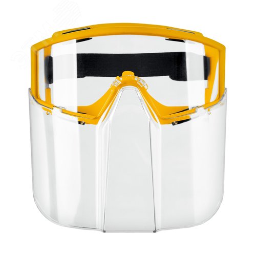 Очки защитные PANORAMA в комплекте со щитком, непрямая вентиляция - фото 2