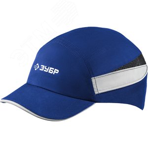 Изображение товара Защитная каскетка БИНОМ ударопрочный корпус, козырёк 55мм, размер от 54 до 59см, цвет - синий (шт)
