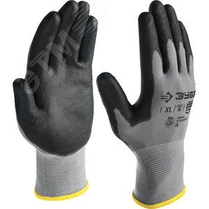 Изображение товара Перчатки с полиуретановым покрытием ТОЧНАЯ РАБОТА, тонкое покрытие для точных работ, размер L (пар)