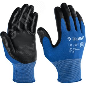 Изображение товара Перчатки маслобензостойкие МЕХАНИК, тонкое нитриловое покрытие, размер XL (пар)