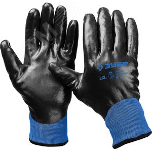 Изображение товара Перчатки утеплённые двухслойные АРКТИКА, акрил+нейлон, с нитриловым обливом, размер L-XL (пар)