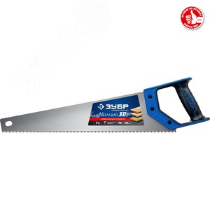 Ножовка универсальная (пила) ''МОЛНИЯ-3D'' 450мм, 7TPI, 3D зуб, точный рез вдоль и поперек волокон, для средних заготовок из всех видов материалов - фото 2
