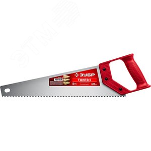 Изображение товара Ножовка для быстрого реза ''ТАЙГА-5'' 400 мм, 5 TPI, быстрый рез поперек волокон, для крупных и средних заготовок (шт)