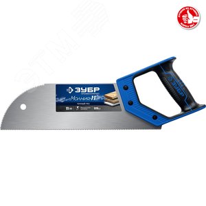 Ножовка для фанеры (пила) ''МОЛНИЯ 11'' 325 мм, 11 TPI, прямой мелкий зуб, для запила внутри заготовки, импульсная закалка каждого зуба - фото 2