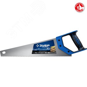 Ножовка универсальная (пила) ''МОЛНИЯ-7'' 400 мм, 7 TPI, закалка, рез вдоль и поперек волокон, для средних заготовок, фанеры, ДСП, МДФ - фото 2