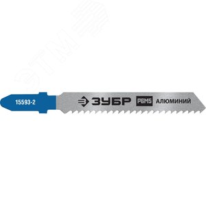 Полотна для эл/лобзика, T118B, HSS, по металлу, Т-хвостовик, шаг 2мм, 50мм, 2шт. - фото 1