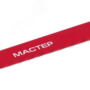 Гибкое полотно по металлу 24 TPI, универсальный рез, 300 мм, высокоуглеродистая сталь, 10 шт, МАСТЕР-24 - фото 3