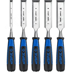 Набор стамесок-долот Ударник 5 предмета - фото 1