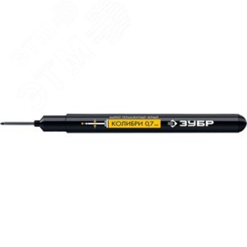 Изображение товара Маркер перманентный для отверстий КОЛИБРИ черный, 0.7-1 мм (шт)