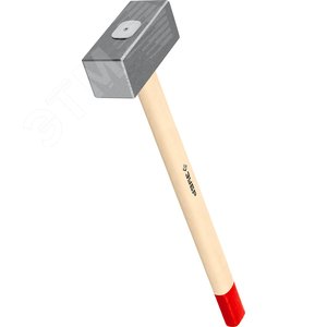 Кованая кувалда 6 кг, деревянная рукоятка 650 мм - фото 1