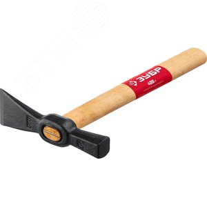 Молоток каменщика с деревянной рукояткой, 400 г - фото 2