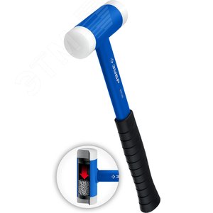 Изображение товара Молоток безинерционный с полиамидными бойками БМП 450 г 35 мм (шт)