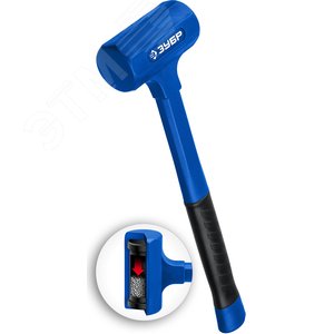 Изображение товара Молоток безинерционный облитый эластомером БМО 680 г 47 мм (шт)