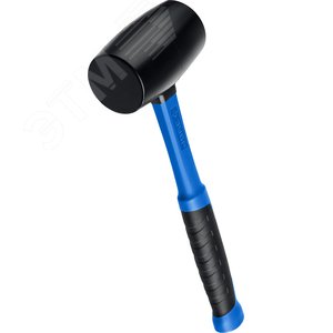 Киянка черная резиновая Профессионал 680 г - фото 1