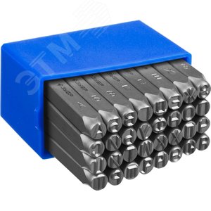 Клейма буквенные кириллица, шрифт 6мм - фото 2