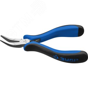 Тонкогубцы мини изогнутые 120 мм Титан - фото 1