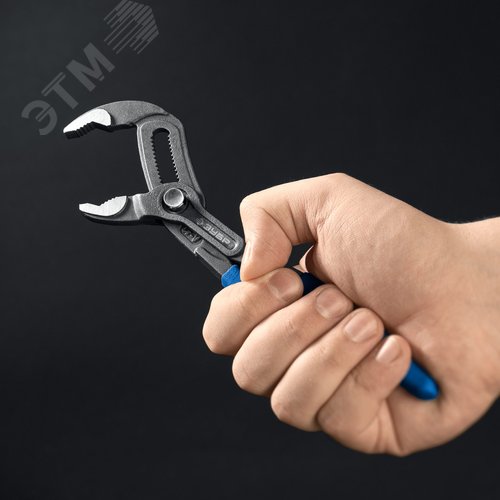 Клещи переставные с быстрым перемещением, Профи 180 мм, захват 42 мм, CrV - фото 2