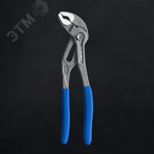 Клещи переставные с быстрым перемещением, Профи 180 мм, захват 42 мм, CrV - фото 3