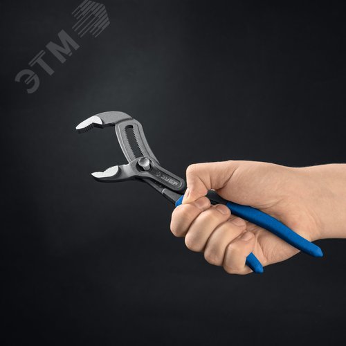 Клещи переставные с быстрым перемещением, Профи 250 мм, захват 60 мм, CrV - фото 2