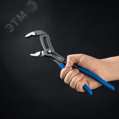 Клещи переставные с быстрым перемещением, Профи 300 мм, захват 70 мм, CrV - фото 2