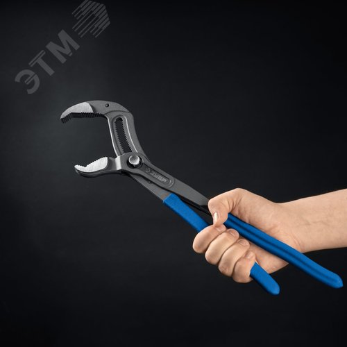 Клещи переставные с быстрым перемещением, Профи 400 мм, захват 95 мм, CrV - фото 2