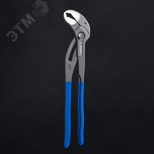 Клещи переставные с быстрым перемещением, Профи 400 мм, захват 95 мм, CrV - фото 3