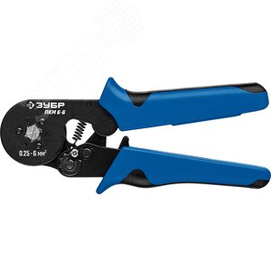 Изображение товара Пресс-клещи ПКМ-6-6 для втулочных наконечников 0.25 - 6 мм.кв, Профессионал (шт)