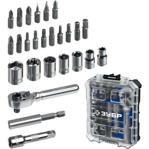 Изображение товара Трещетка с насадками Компакт, набор 26 шт (набор)