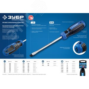 Отвертка Профессионал SL6x150 - фото 2