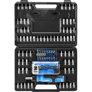 Набор: отвертка реверсивная с насадками 129 шт - фото 2